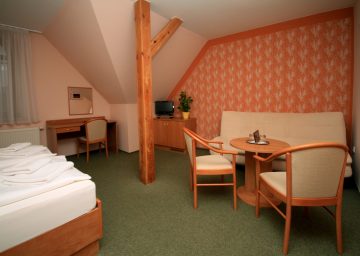 Bílý jednorožec – Pokoje